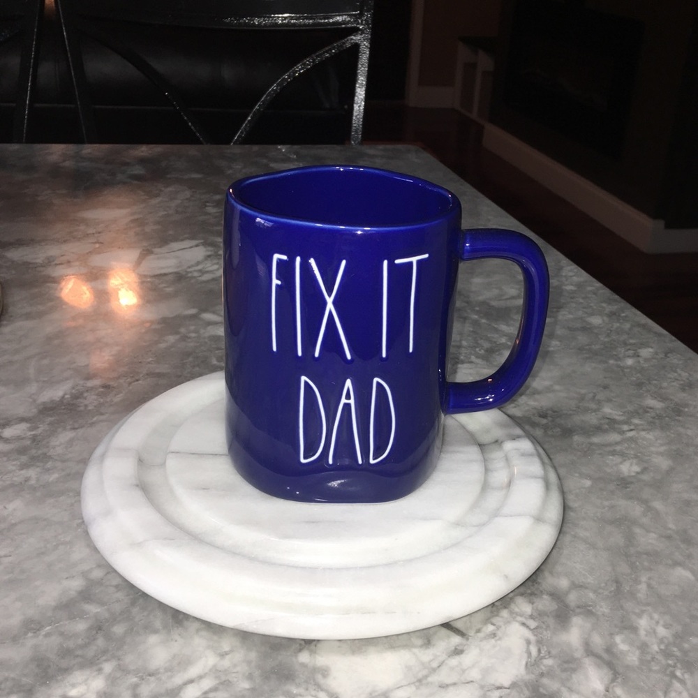 Rae Dunn βFIX IT DADβ Mug
